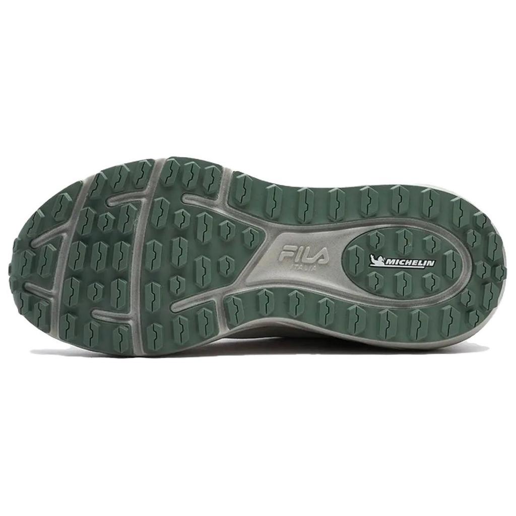 Fila Explorer Comfortable Versatile Classic Fleece Lined Warm Durable Low Top Running Shoes Men Sneaker Gray Blue A12M341218FSC