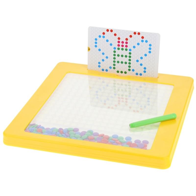 Magnetic Board MagPad Button Puzzle Montessori Mosaic