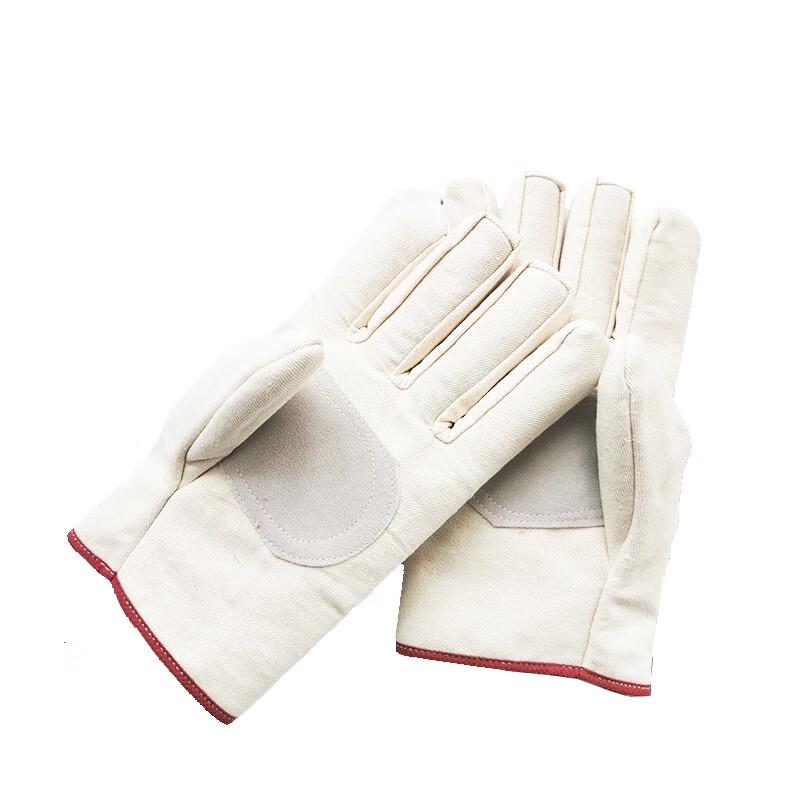 Thickened Canvas Welding Gloves (10 Pairs) One Size