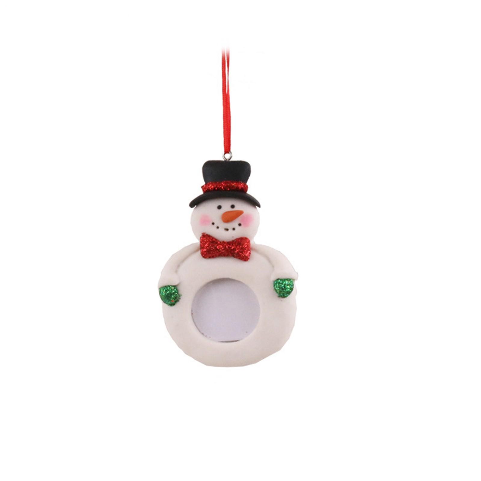 Candy Bag Christmas Gifts Tree Ornament Stocking  Snowman Sock Decor-3pc белый