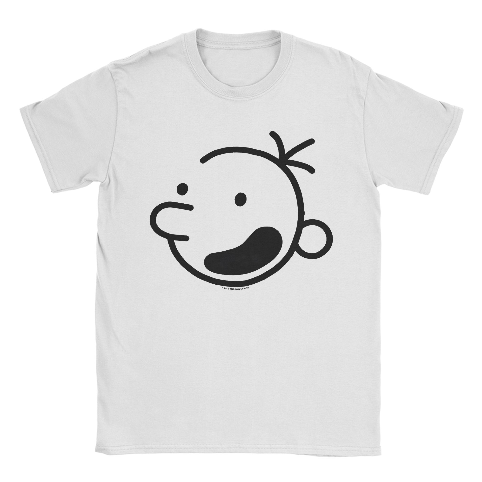 

Diary Of A Head Diary of a Wimpy Kid T Shirt Beach Fashion T Shirts Unisex Pure Cotton O Neck Oversize Tees Short Sleeve Tops S