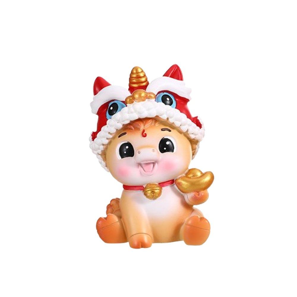 

Смоляные фигурки знака зодиака Лошадь Милая статуэтка лошади Смешной талисман года Лошади 2026 Праздник весны Style 14