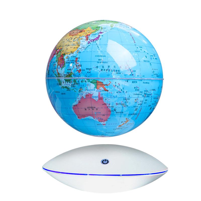 LED World Map Magnetic Levitation Floating Globe Lamp Lighting Decoration Terrestrial Globe Antigravity Magic Ball Night Lights