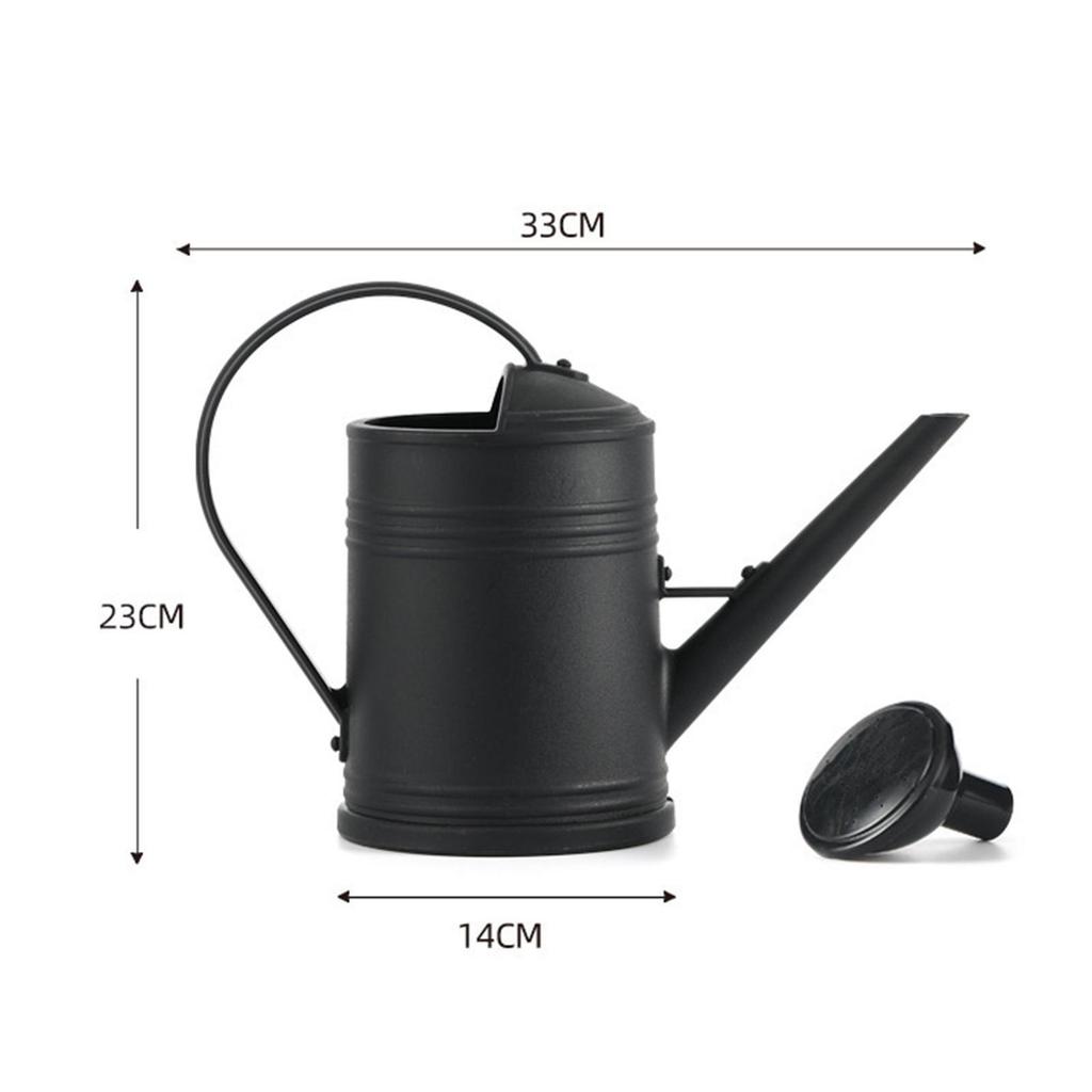 Stylish Watering Can with Detachable Spray Head Long Nozzle for Home and Garden