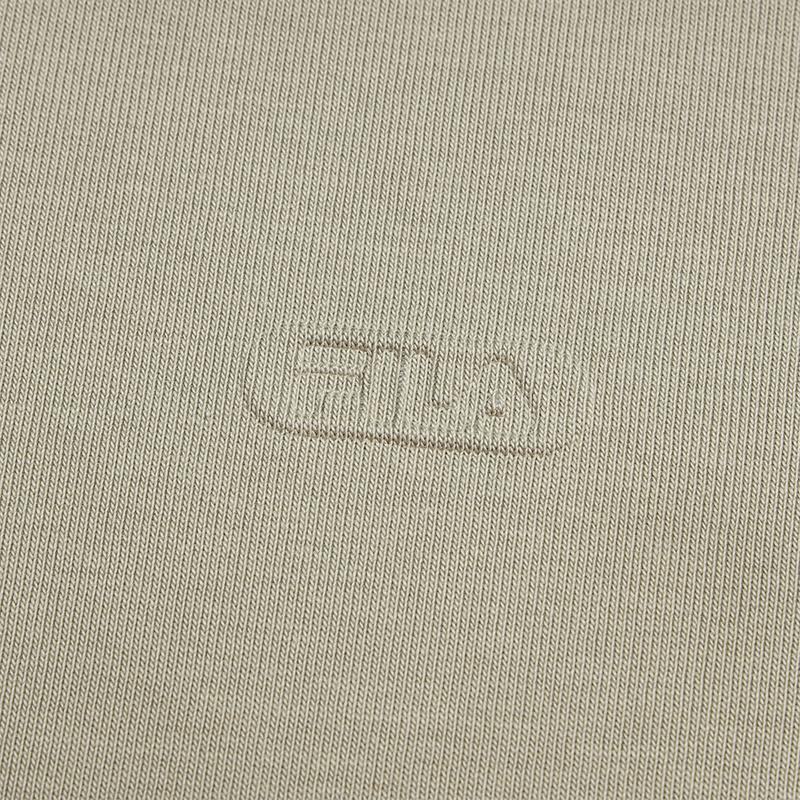 Fila White Simple Comfortable Casual Short Sleeve T-Shirt Men Tops Smoke Khaki F61M623104F-LK