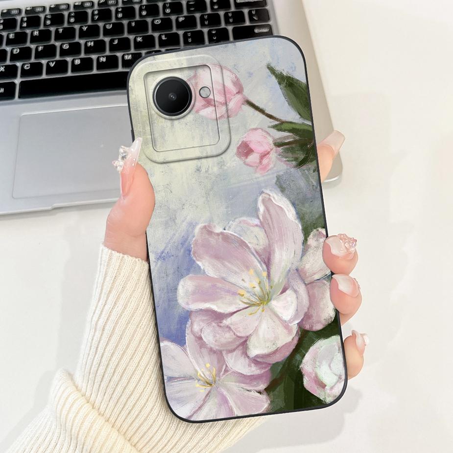 For Realme C30 Case Realme C30s RMX3690 Cute Fashion Cartoon Cover Soft Silicone Phone Case For Realme C30 C30s RealmeC30 Bumper