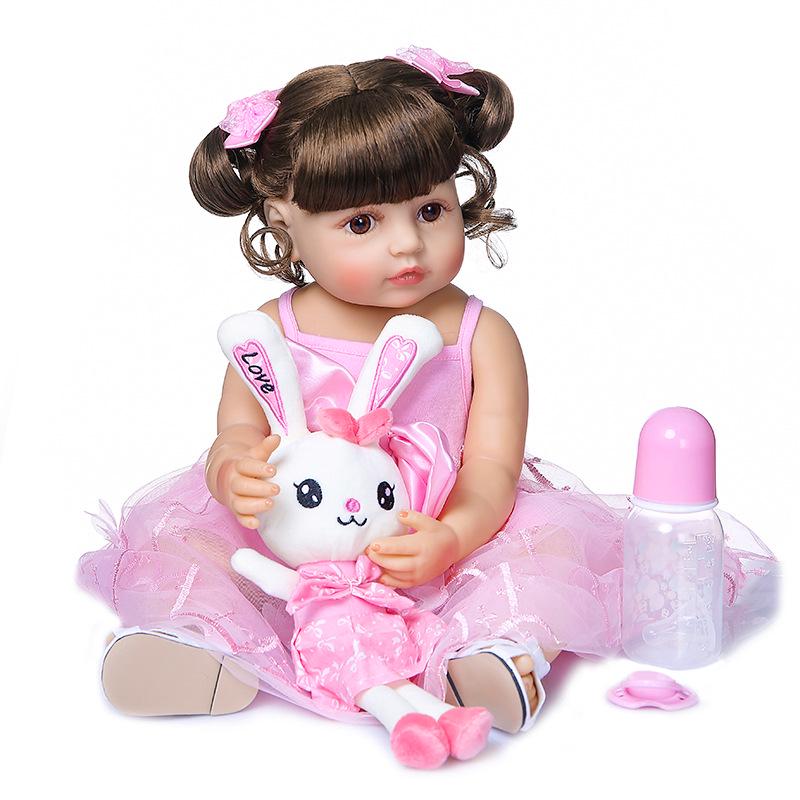 NPK Genuine 55CM Waterproof Full Silicone Reborn Baby Doll