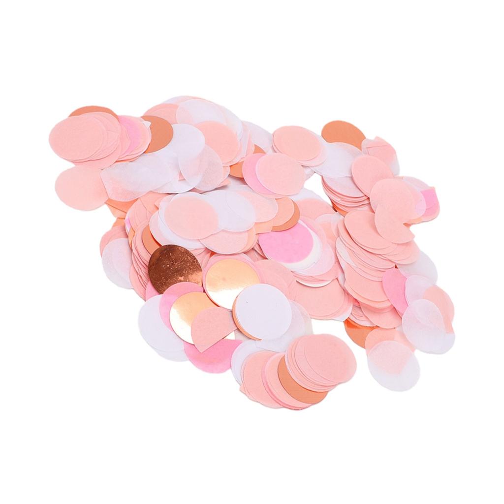 Round Confetti 2.5cm 30g Colorful Tissue and Foil Confetti Dots for Wedding Birthday Party Decoration 30g