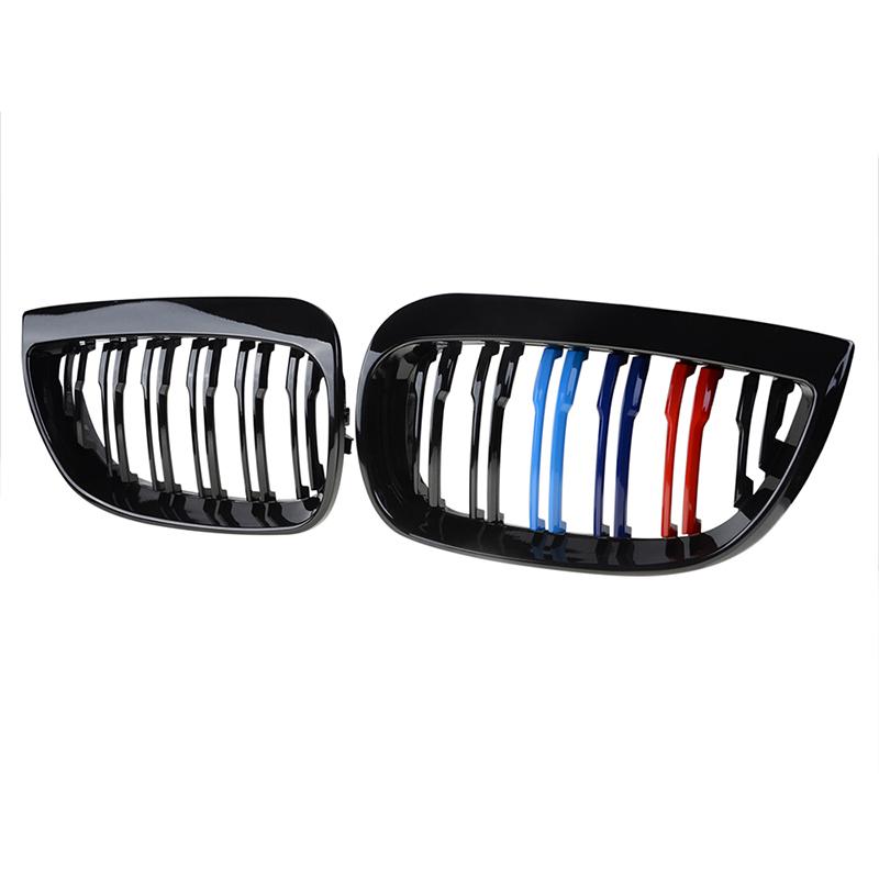 Kidney Grille Front Bumper Black Radiator Guard Grill Fit For BMW E81 E87 1 Series 2004 - 2007 Car Accessories M