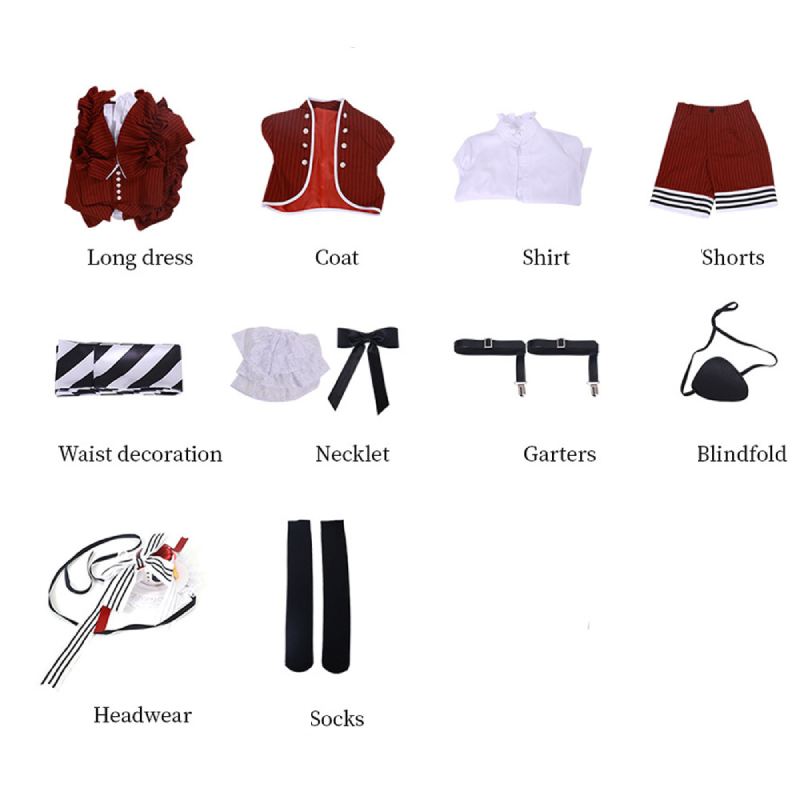 

Костюм для косплея Батлера Сиэля Фантомхайва Чёрный Фантом Аниме Хэллоуин Модная Вечеринка XXL