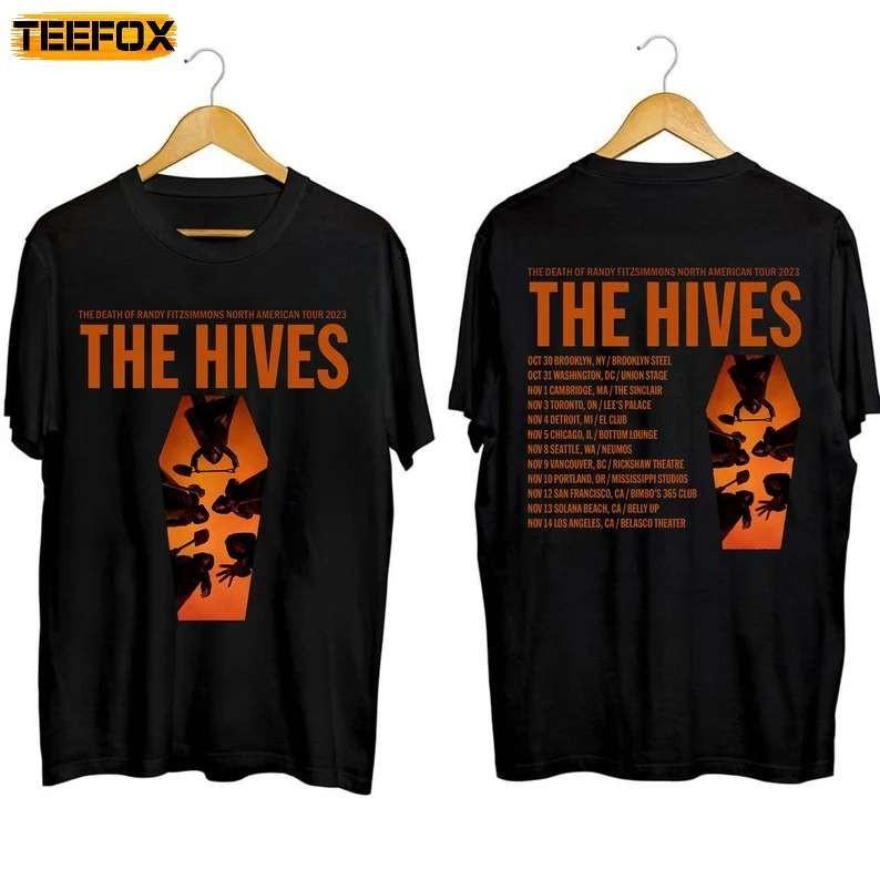 2 Sides The Hives World Tour 2025 Black T-shirt S-5XL Unisex T-Shirt XXXXL