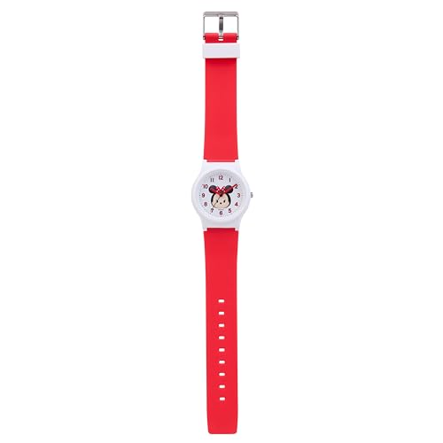 Citizen Q&Q Watch, Disney TSUMTSUM Analog, 10 ATM Water Resistant, Urethane Strap, V06A-504VK, Girls' Red