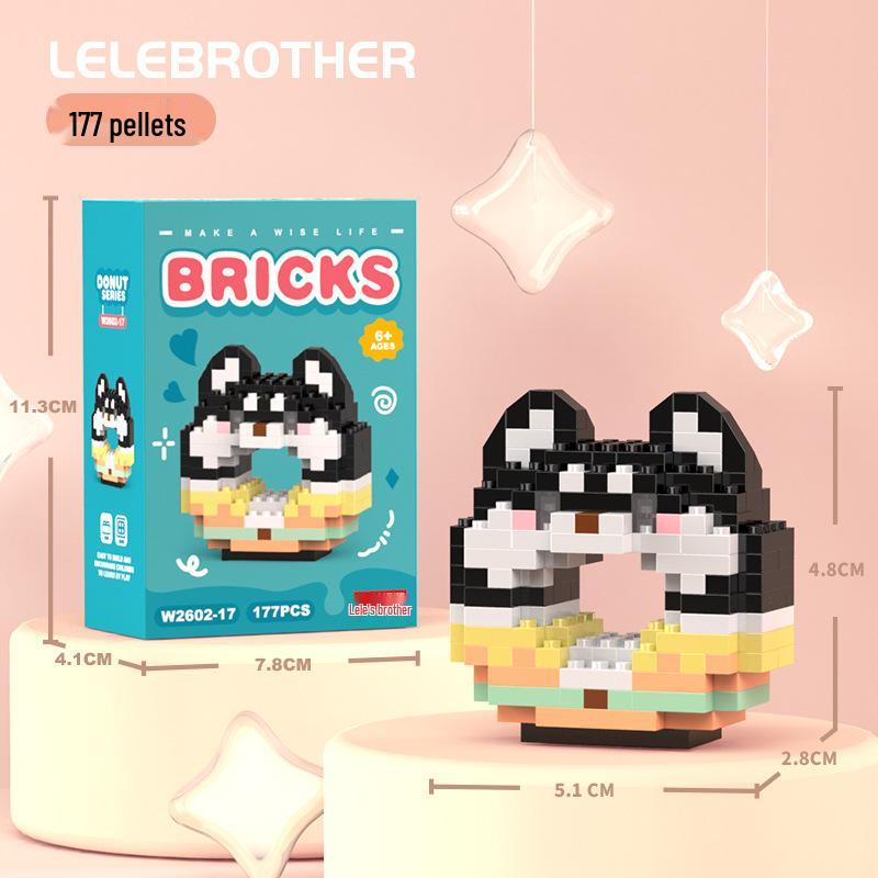 Compatible Lego Micro Building Block Cartoon Figurines - Children's Educational Desktop Toys