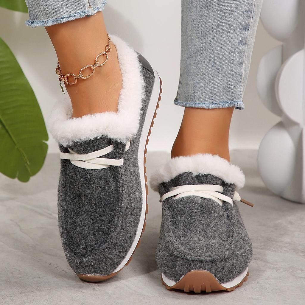 Casual Flats Cotton Boots Winter New Sport Platform Fashion Work Shoes Women Winter New Luxury  Plush Boots