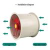 Jundingying CBF-300 Duct Exhaust Fan