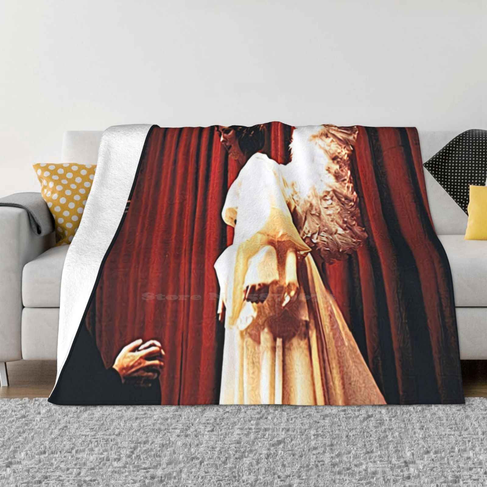 David Lynch On The Set Of Twins Latest Super Soft Warm Light Thin Blanket David Lynch Stuff David Lynch Sweater David Lynch 30x40in