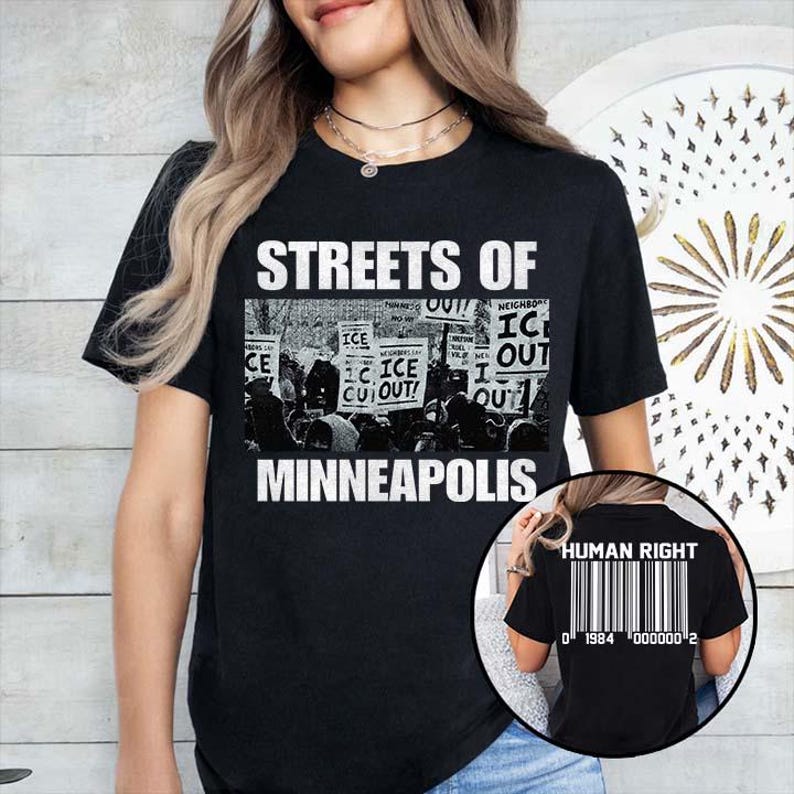 Футболка Bruce Springsteen Streets Of Minneapolis с принтом ICE out S