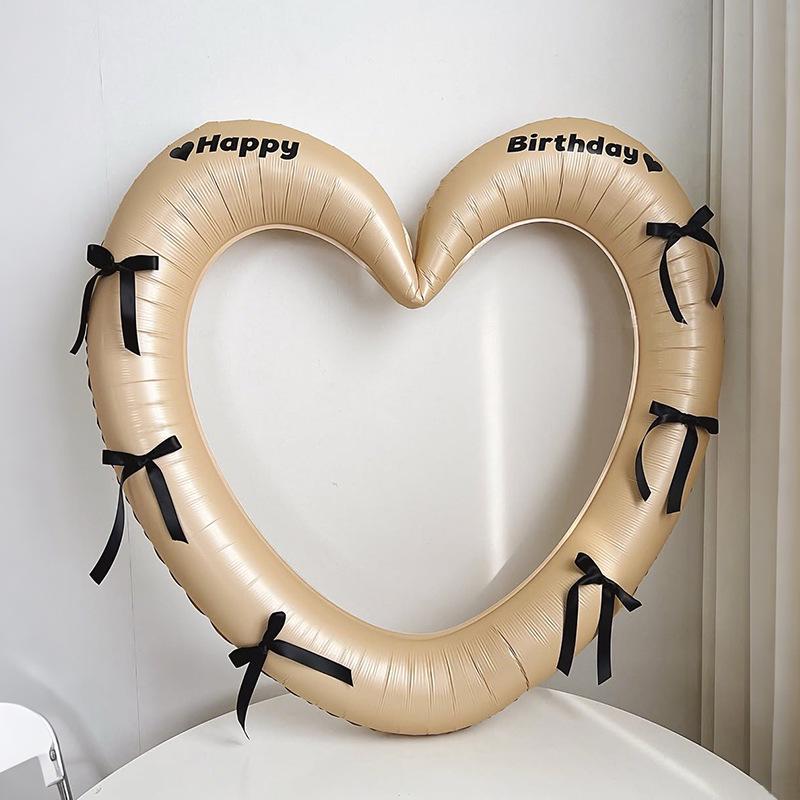 First Birthday Heart Photo Frame Balloon Decoration for Boys & Girls