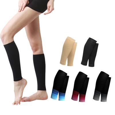 Manchon de Compression Mollet Homme et Femme Chaussettes pour la Course 1 Paire Chaussettes de Compression Sans Pied pour le Mollet Soutien Tibialgie
