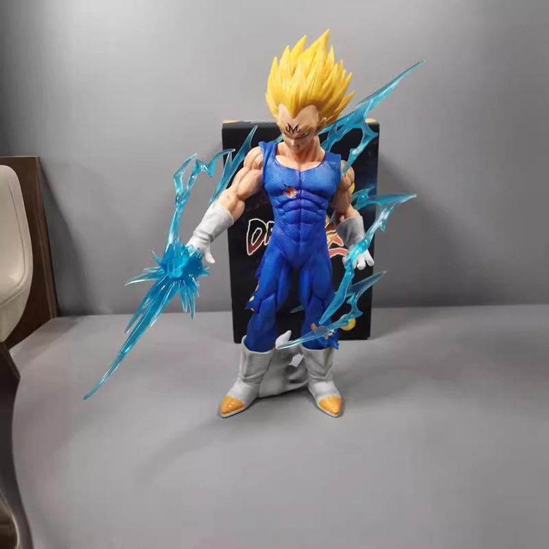 28cm Dragon Ball Z Anime Figure Majin Vegeta Action Figure GK Super Saiyan Vegeta Figurine Adult Collection Model Playthings Gifts