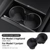 Silicone Car Cup Holder Mat Center Console Storage Organizer for Tesla Model 3 Y 2025