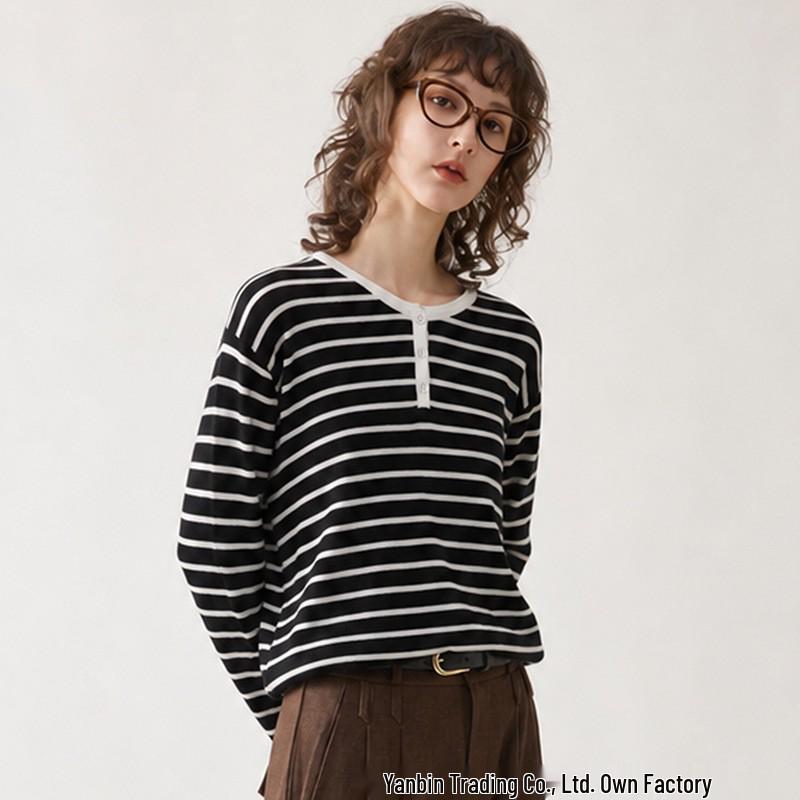 Fine-Spun Machine Washable Wool Round Neck Sweater Pullover with Long Sleeves
