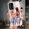 Girls Best Friends Forever BFF Soft Phone Case For Samsung Galaxy A12 A22 A32 A52 A72 A02S A51 A50S A71 A70 A31 A20S Note 20 Ult