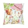 Sarah Kay Mädchen Cartoon Animation Kissenbezug Sofa Heim Dekoration Quadratische Zierkissenhülle 40x40