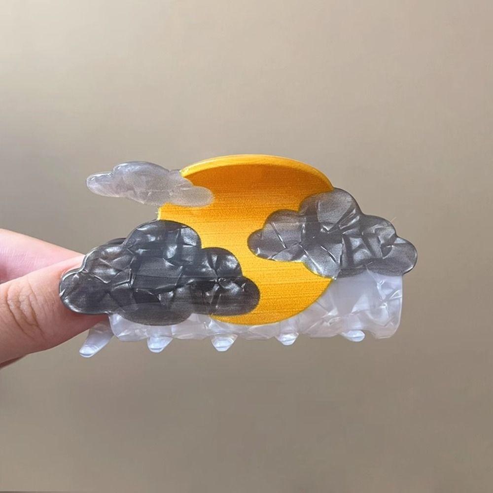 Funny Acrylic Koala Hair Claw Bear Sea Creature Animal Hair Clip Cartoon Hair Accessories Big Shark Clip Female