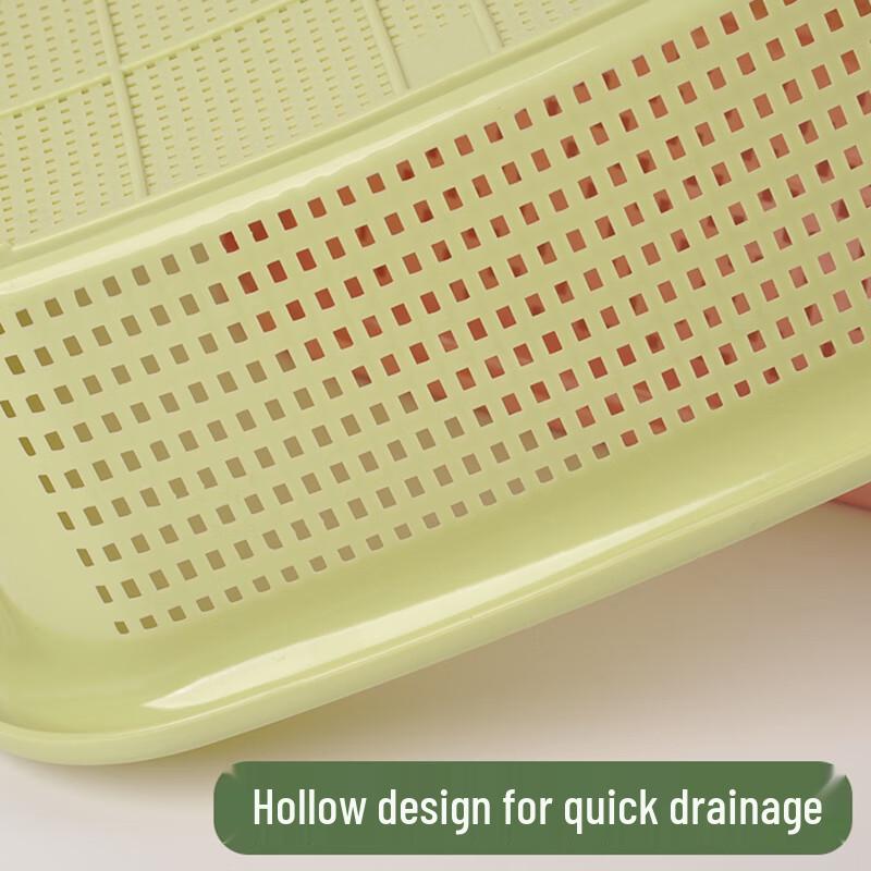 Rectangular Perforated Plastic Storage Basket