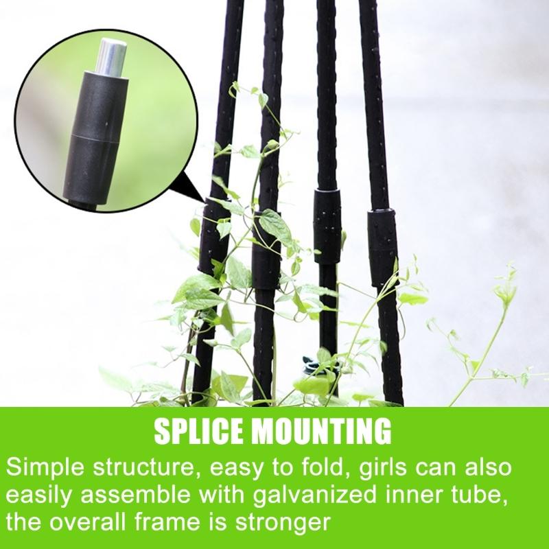 Customizable Length Plant Support Pile Adjustable Length Climbing Vine Stake Bonsais Fixing Rod for Household Use