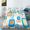 Geometric Painting Series 3D Digital Printing Quilt Cover Pillowcase Three-Piece Set Polyester