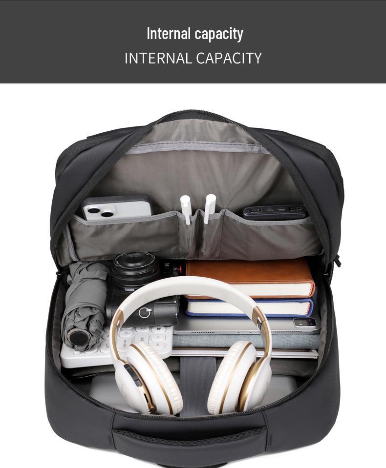 Business Casual Waterproof Laptop Backpack - Multi-Compartment, Large Capacity for Travel and Commute