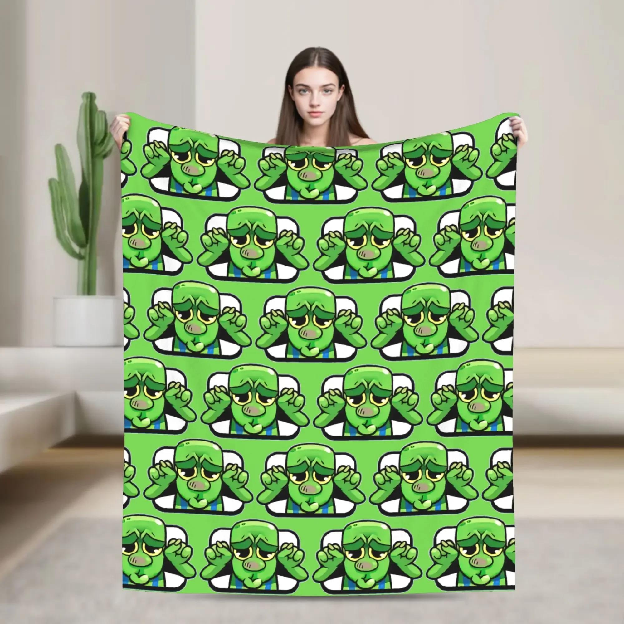 

Clash Royale Warm Soft Fleece Throw Blanket for Winter Perfect for Boys Girls Bedroom Decor with Game Pattern Bedspread 75cmx90cm