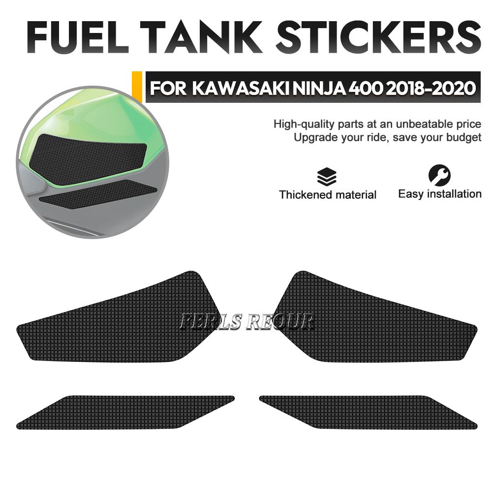 Motorcycle sticker Reinforced Edge Silicone Tank Protector for KAWASAKI NINJA 400 2018-2020 Motorcycles