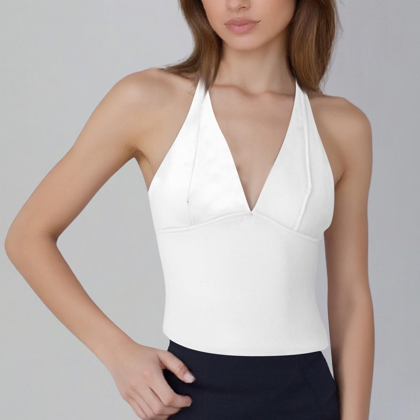 

Женская мода жилет для йоги из ниток бесшовный трикотажный бег спортивный облегающий жилет для фитнеса йога топ XL белый