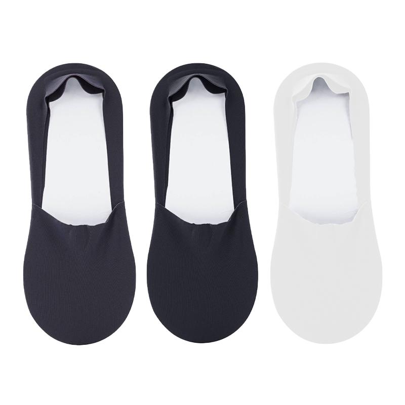 

3 пары летних дышащих невидимых носков-лодочек, нескользящие мужские бесшовные силиконовые короткие невидимые носки с низким вырезом 38-43