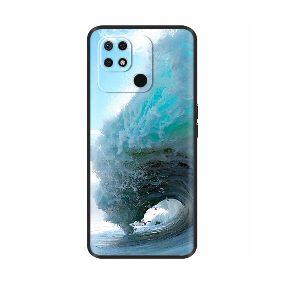 Cover For Xiaomi Redmi 10C Case For Redmi 10C Capas Phone Case Soft Black Silicone Bumper Back Case For Redmi 10C Fundas 6.71"