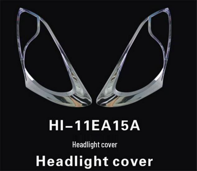 08-16 Hyundai Elantra Headlight & Taillight Cover Frame Bright Trim Set