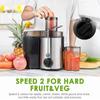 Ultra Power Centrifugal Juicer Machine Feed Fruit Vegetable Extractor 400W Dual Speed Control 304 Stainless Filter Blade 1600ml