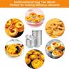 5/100Pcs Round Baking Cupcake Tray Egg Tart Cup Mini Pie Bake Base Circular Cake Cups Mould Makers Pie Pans for Kitchen Baking