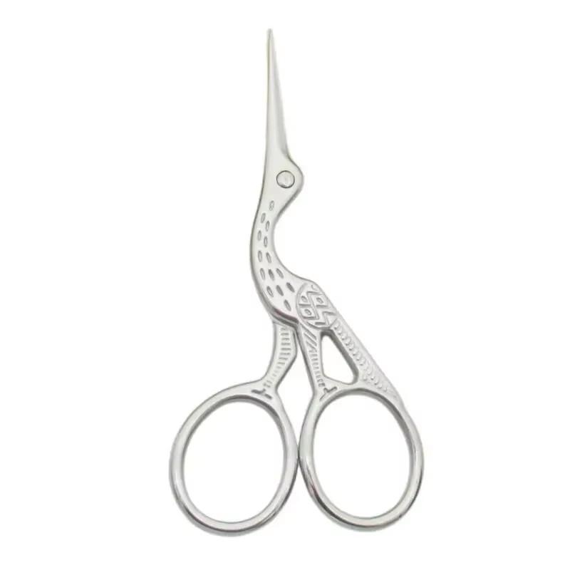 Embroidery Scissors Rainbow Stork Scissors Stainless Steel Small Craft Scissors Dressmaker Shears for Embroidery Sewing