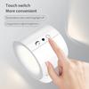 LED Double Head Wall Lamp Touch Control Remote 360 Rotatable USB Recharge Wireless Portable Night Light For Bedroom Reading Lamp