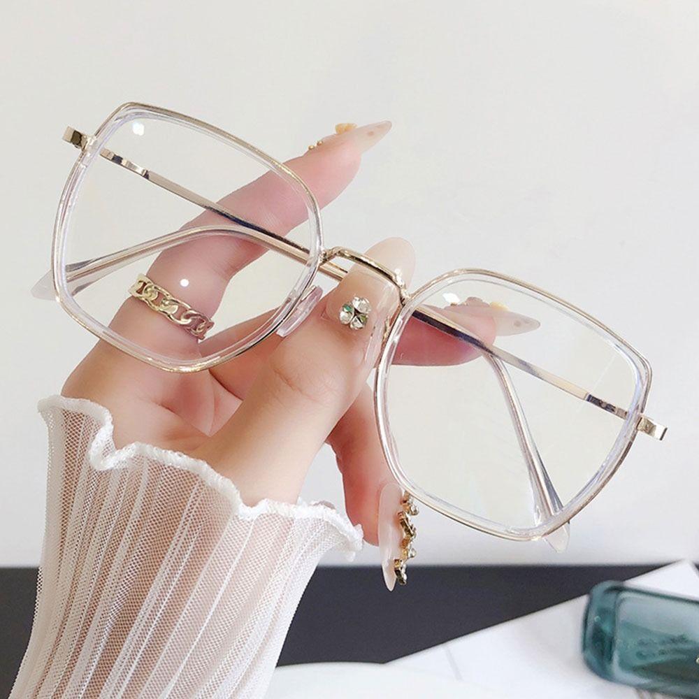Gafas con bloqueo de luz azul para mujer, anteojos de diseñador, gafas ópticas para ordenador, protección ocular, gafas de moda