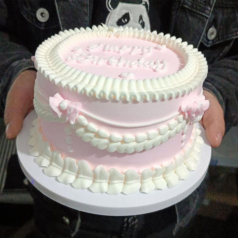 Simulation Kuchen Modell Gefälschte Kuchen Dessert Shop Lebensechte Geburtstag Kuchen Dekor Foto Requisiten Gefälschte Lebensmittel Modell Fenster Display Ornamente