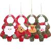 Christmas Tree Pendant Three-Dimensional Santa Claus DIY Christmas Tree Decoration Christmas Non-Woven Fabric Pendant Children's Gift