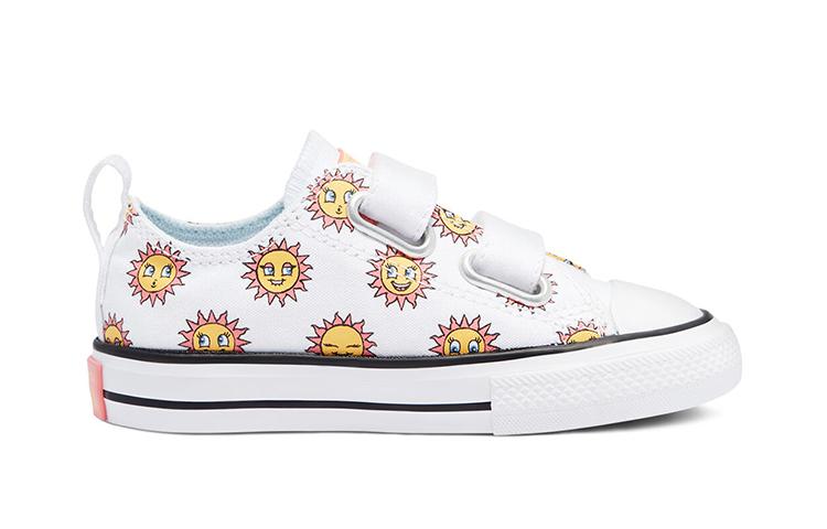 Converse Chuck Taylor All Star Low Top Low top Skateboard Shoes White Yellow Infant And Toddler 770703C