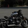 Motorcycle Accessories Short Retro Front Fender Mudguard  for Triumph Bobber Bonneville Speedmaster 1200 2018- Cafe Racer Black