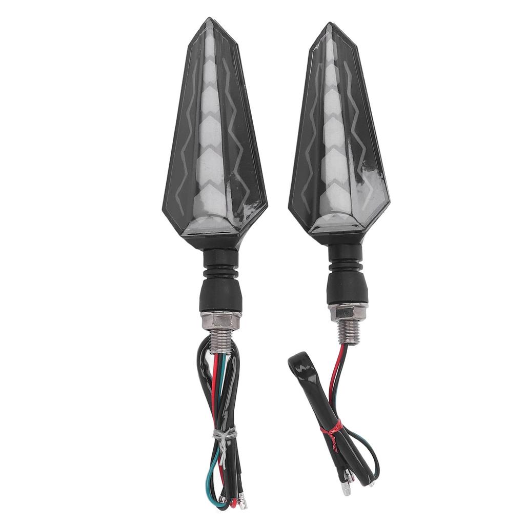 1 Paar DC12V Motorrad 2-Wege Blinker Universal IPX6 Wasserdicht LED Kontrollleuchte für