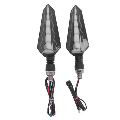 1 Paar DC12V Motorrad 2-Wege Blinker Universal IPX6 Wasserdicht LED Kontrollleuchte für